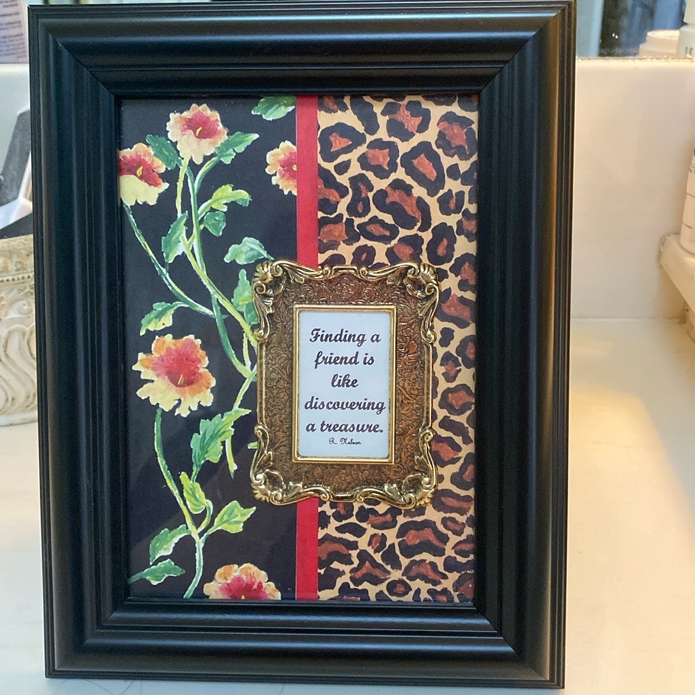 Rosemary Nelson in Texas, 91/2 X 71/2 black framed